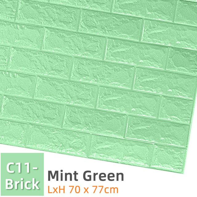 C11-Brick-Mint Green