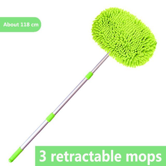 3 retractable mops