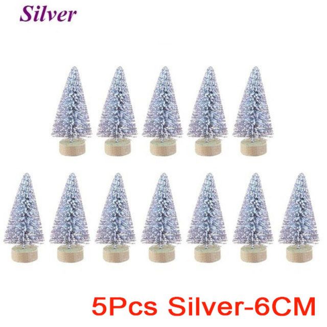 5Pcs Silver-6CM