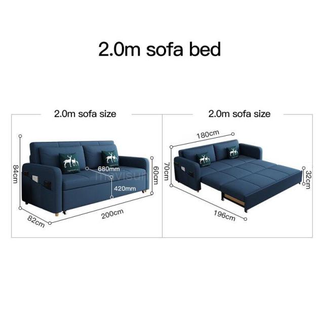 2.0m sofa bed