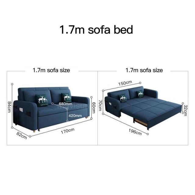 1.7m sofa bed