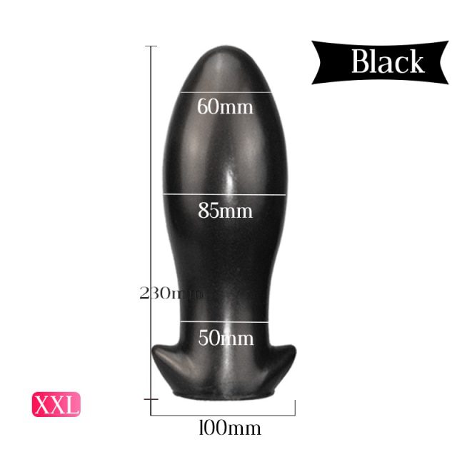 Black XXL (23cm)