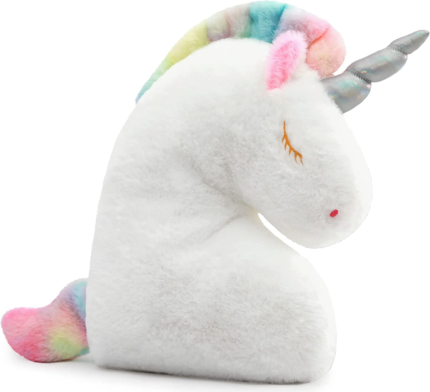 unicorn pillow-white