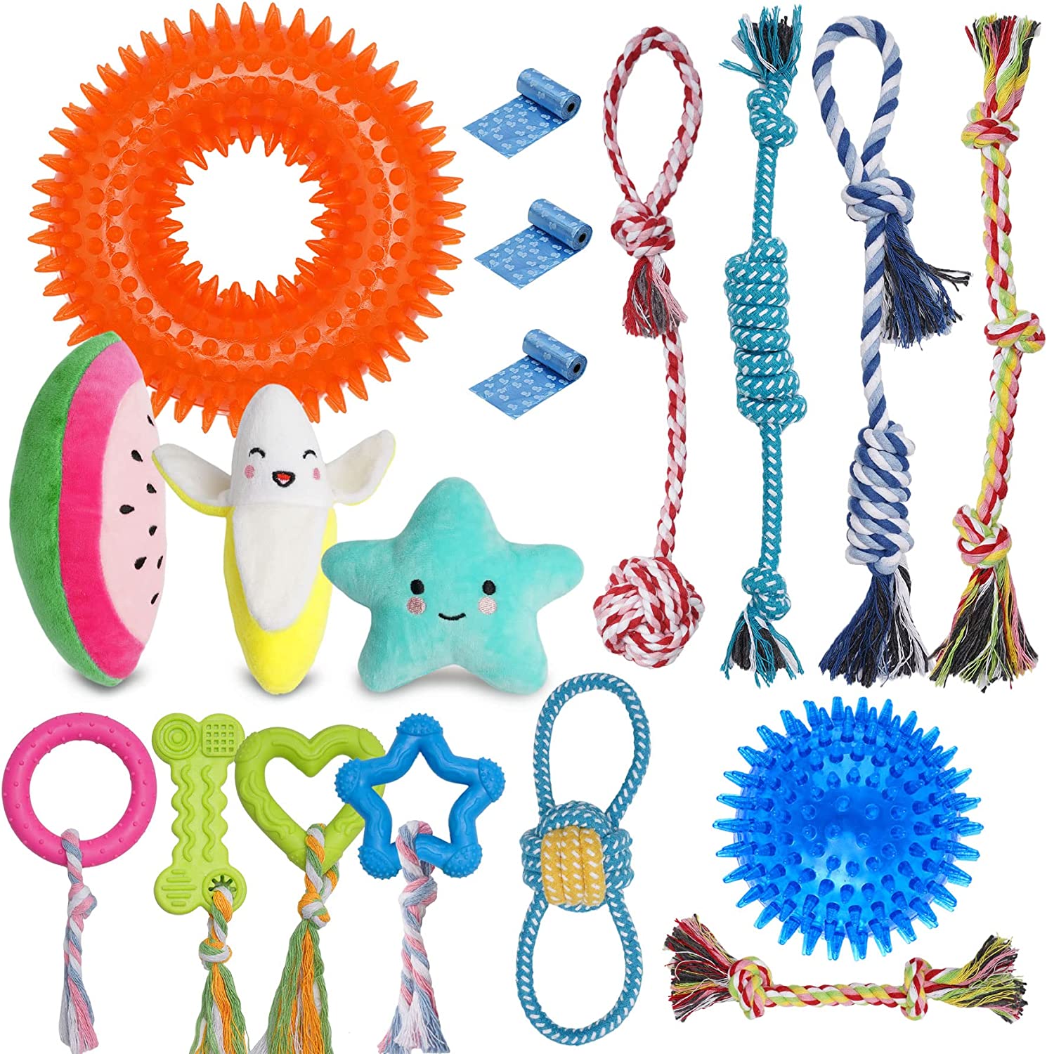 Colorful Puppy Toys