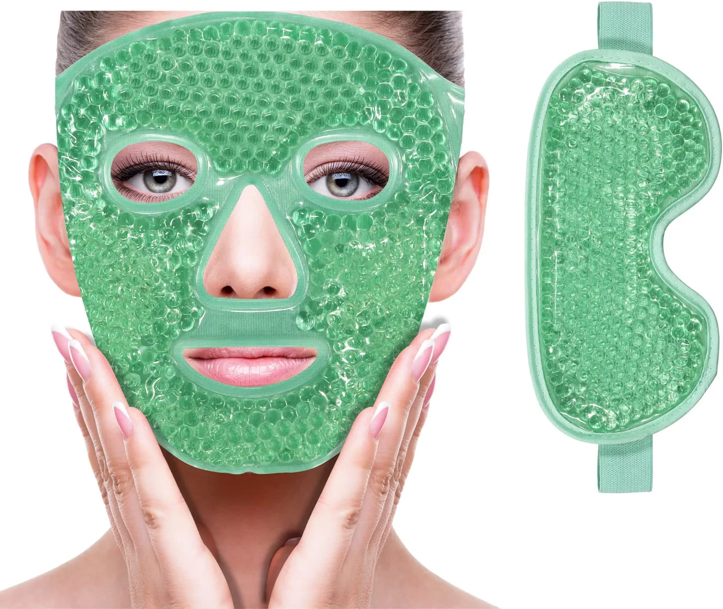 Green(1* Eye Mask+1*face Mask )