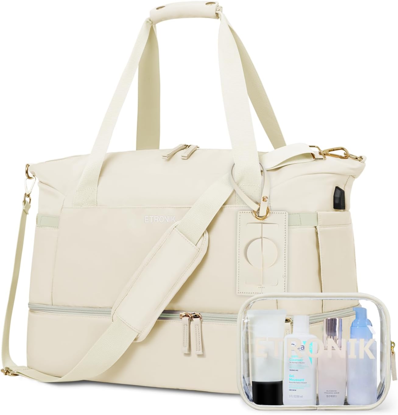 R-Travel Bag with Water Bottle Bag