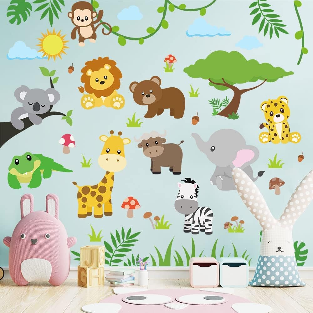 Jungle Forest Animal Wall Sticker